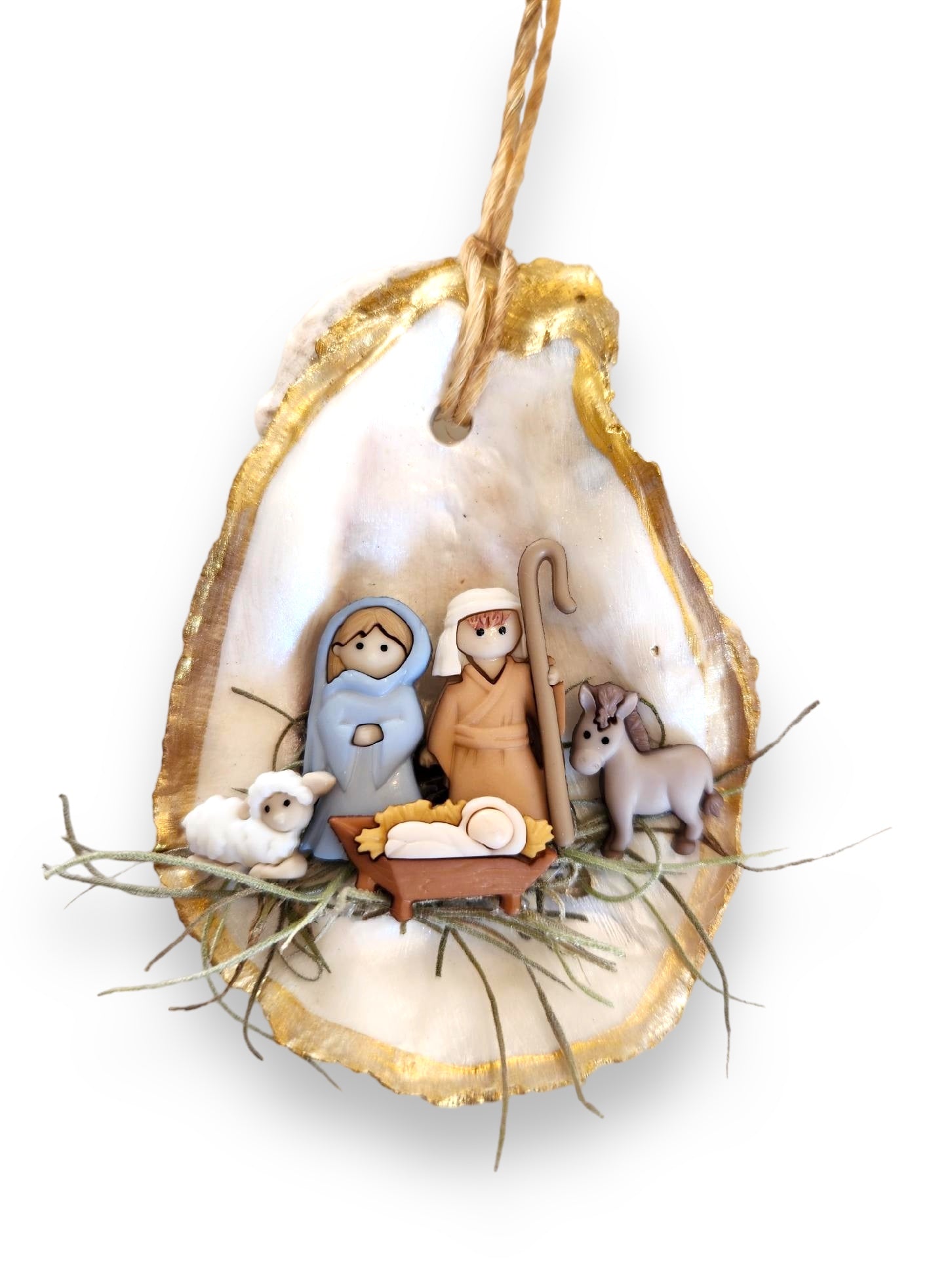 Oh Shucks Oyster Nativity Ornaments