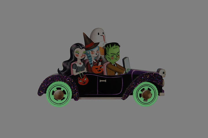 Frankenstein’s Car Brooch by LaliBlue