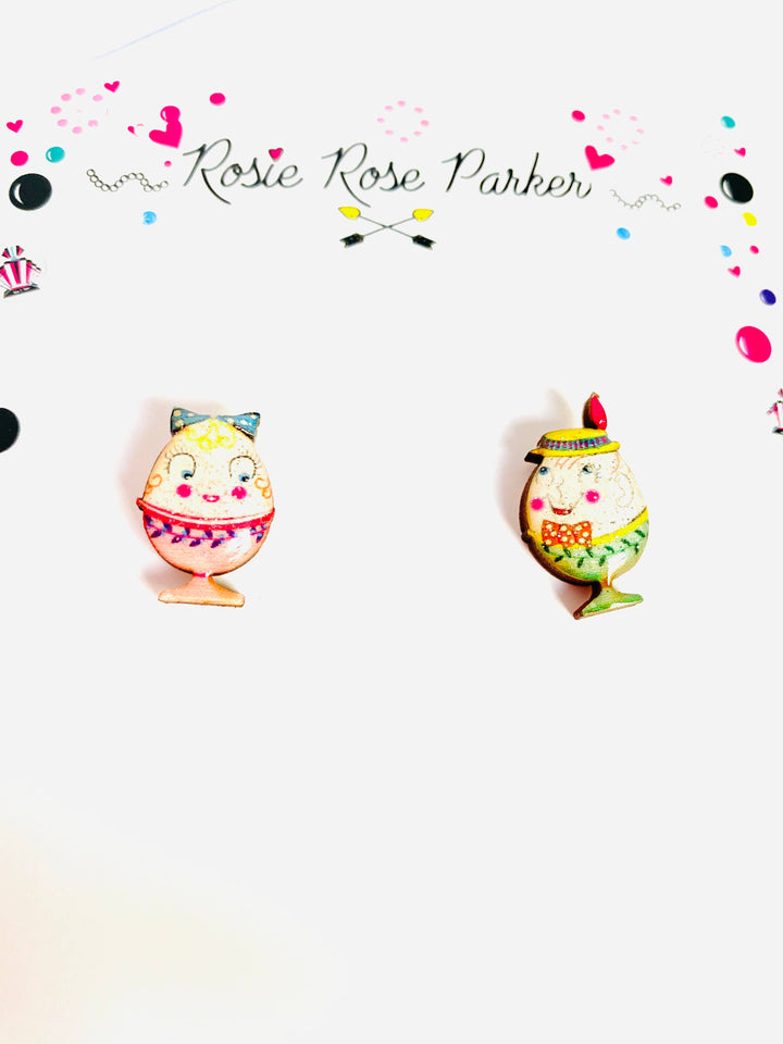 Little Easter Egg Studs by Rosie Rose Parker