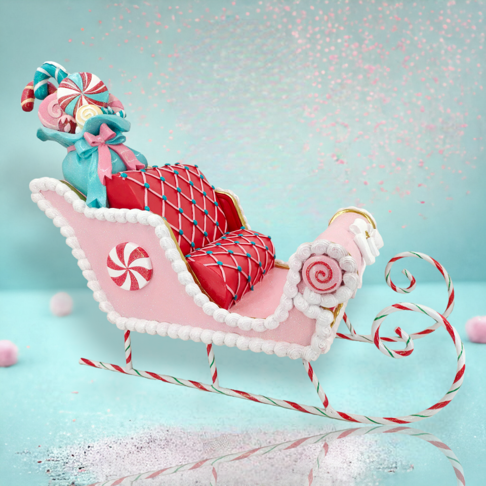 22" Sweet Shoppe Candy Sleigh by December Diamonds