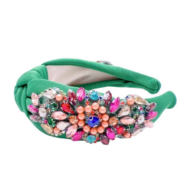 Stunning Gem Headband - Emerald