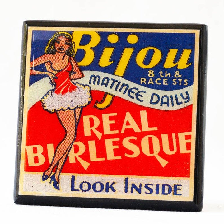 A Little Naughty: Vintage Burlesque Drink Coaster Set