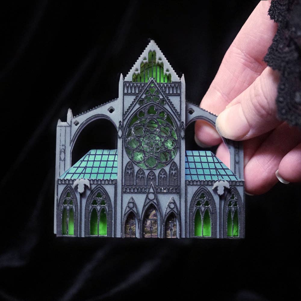 Cathedral *Light-Up* Brooch