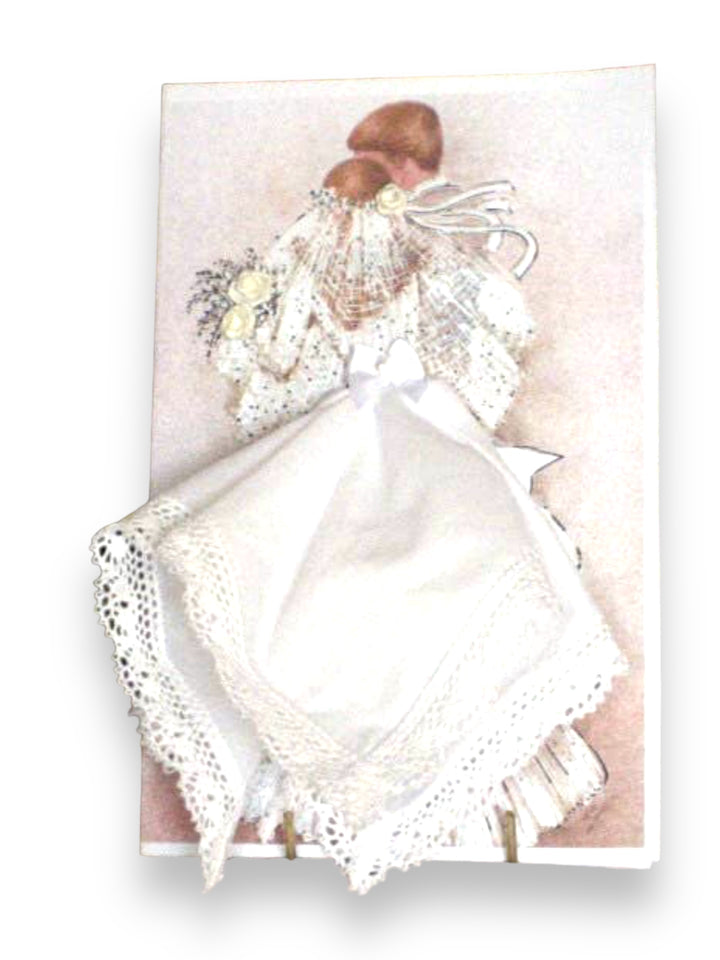 Bridal Hanky Card: White Hankie