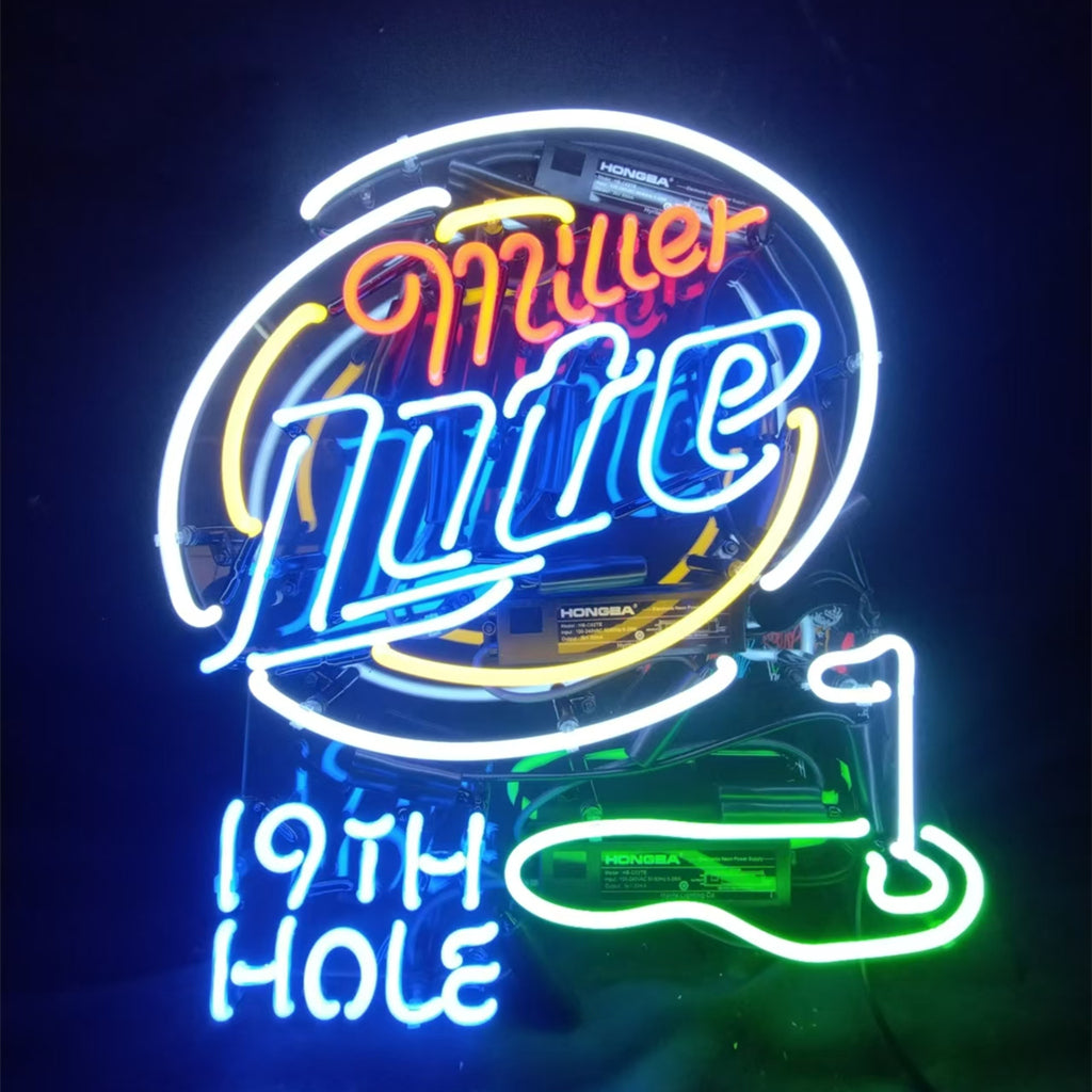 Miller Lite 19th Hole Golf Neon Light Sign – Quirks!
