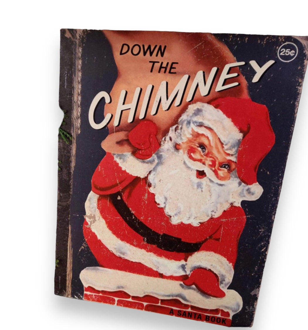 Chimney Christmas Book Cover Wood Cutouts