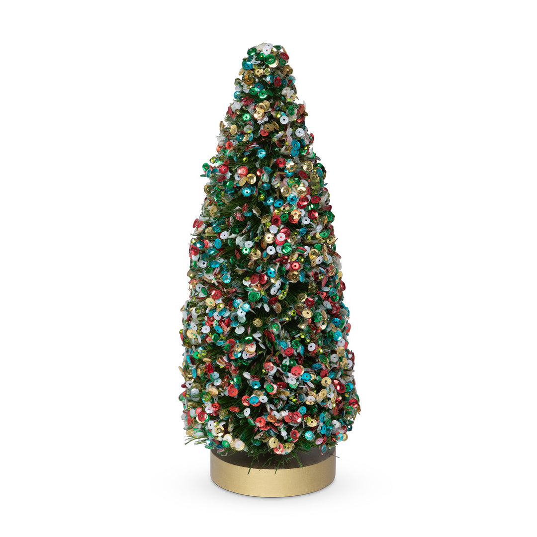 Sisal Tree with Sequins 9"