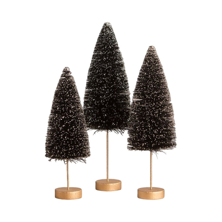 Back to Black Halloween Trees S3 by Bethany Lowe