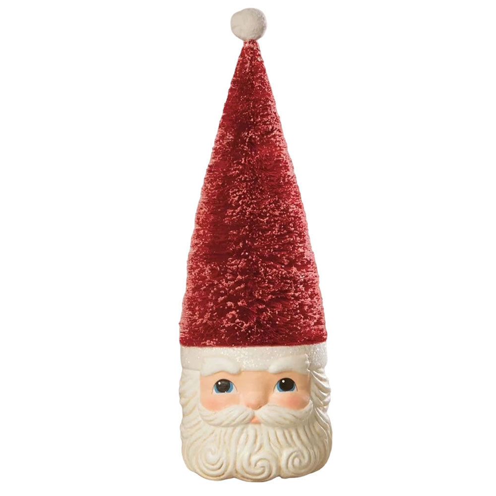 Bottle Brush Santa Red Ornament by Bethany Lowe