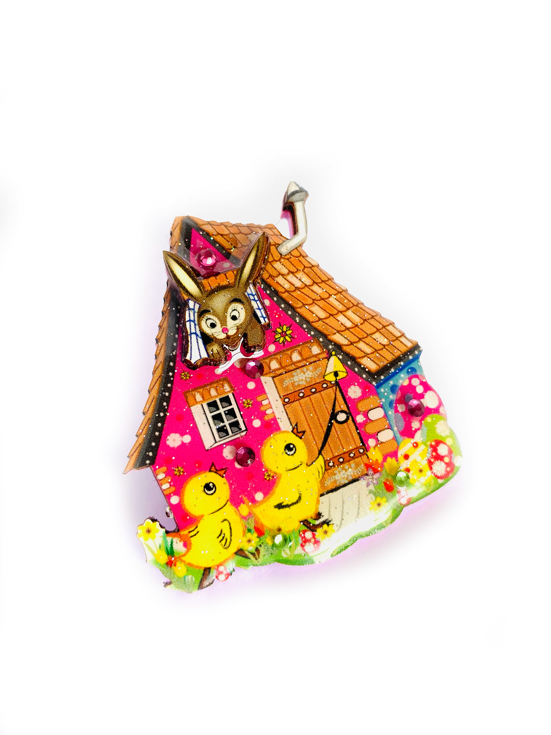 The Little Easter House Brooch by Rosie Rose Parker