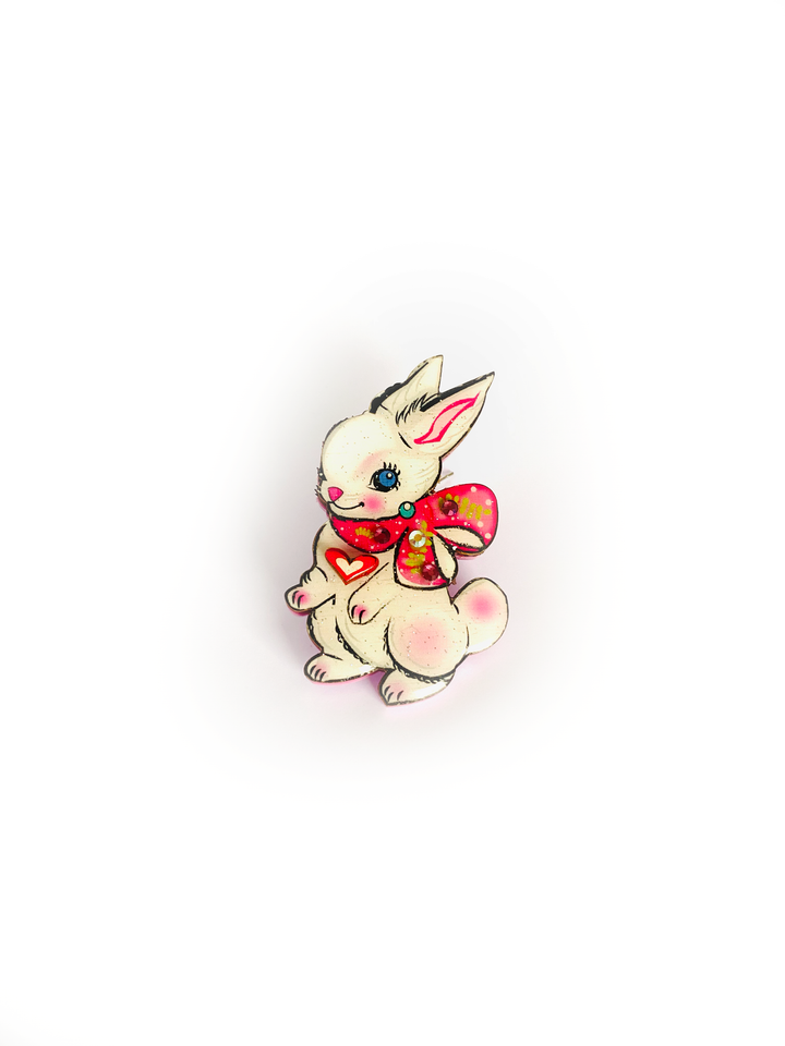 Layla the Bunny Brooch by Rosie Rose Parker