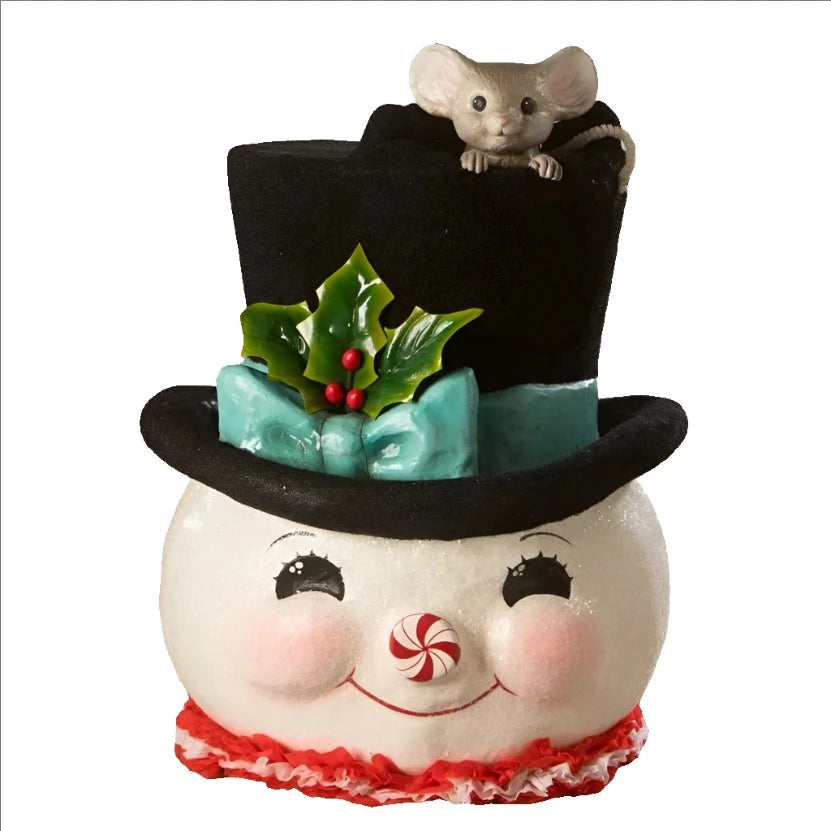 XL Jolly Snowman Top Hat Surprise by Bethany Lowe Designs – Quirks!