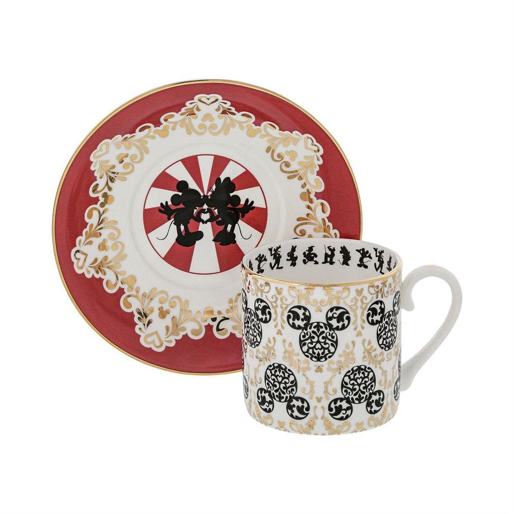 Modern Mickey Cup & Saucer by Enesco - Quirks!