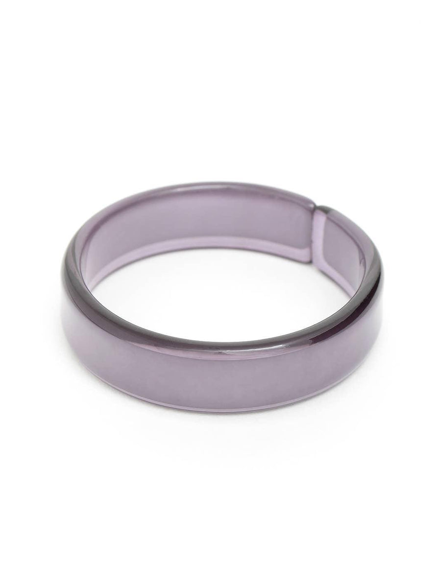 Party Resin Acrylic Stacking Bangle Bracelet VIOLET - Quirks!