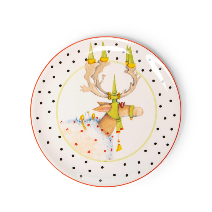 Patience Brewster Dash Away Dessert Plates - Set of 4 by Patience Brewster - Quirks!