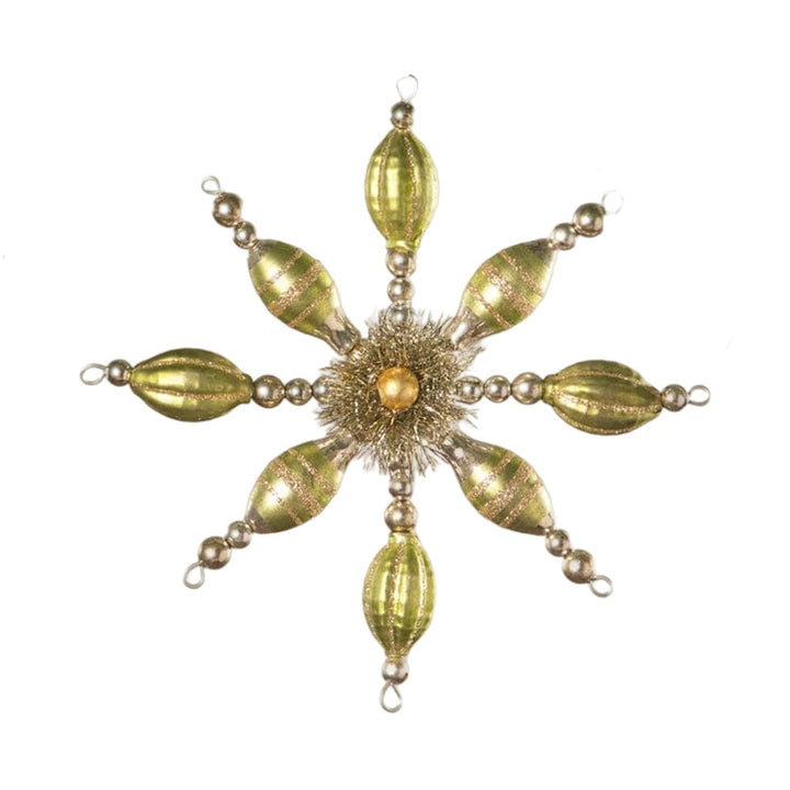 Peridot Starburst Ornament by Bethany Lowe