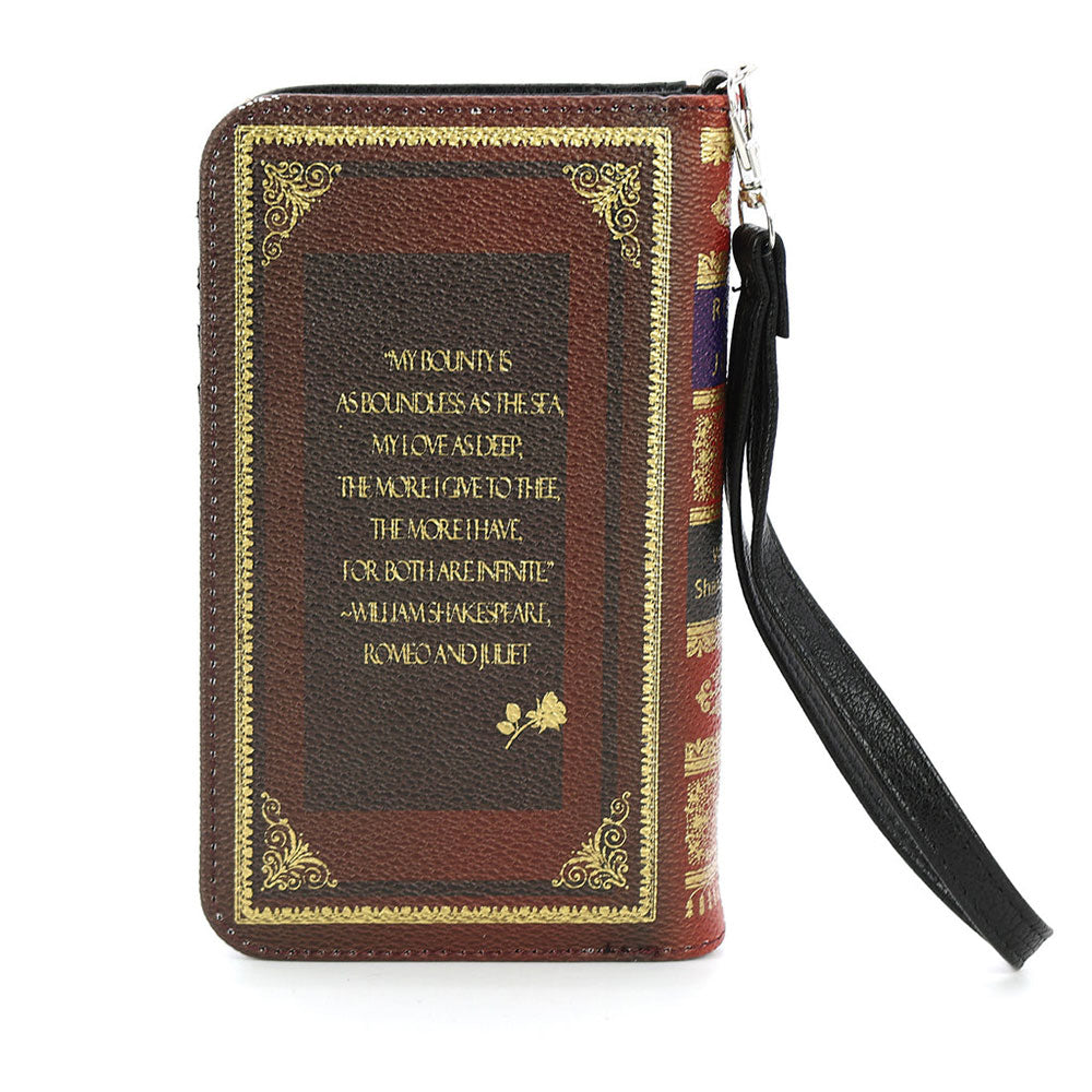 Romeo And Juliet Book Wallet In Vinyl by Book Bags