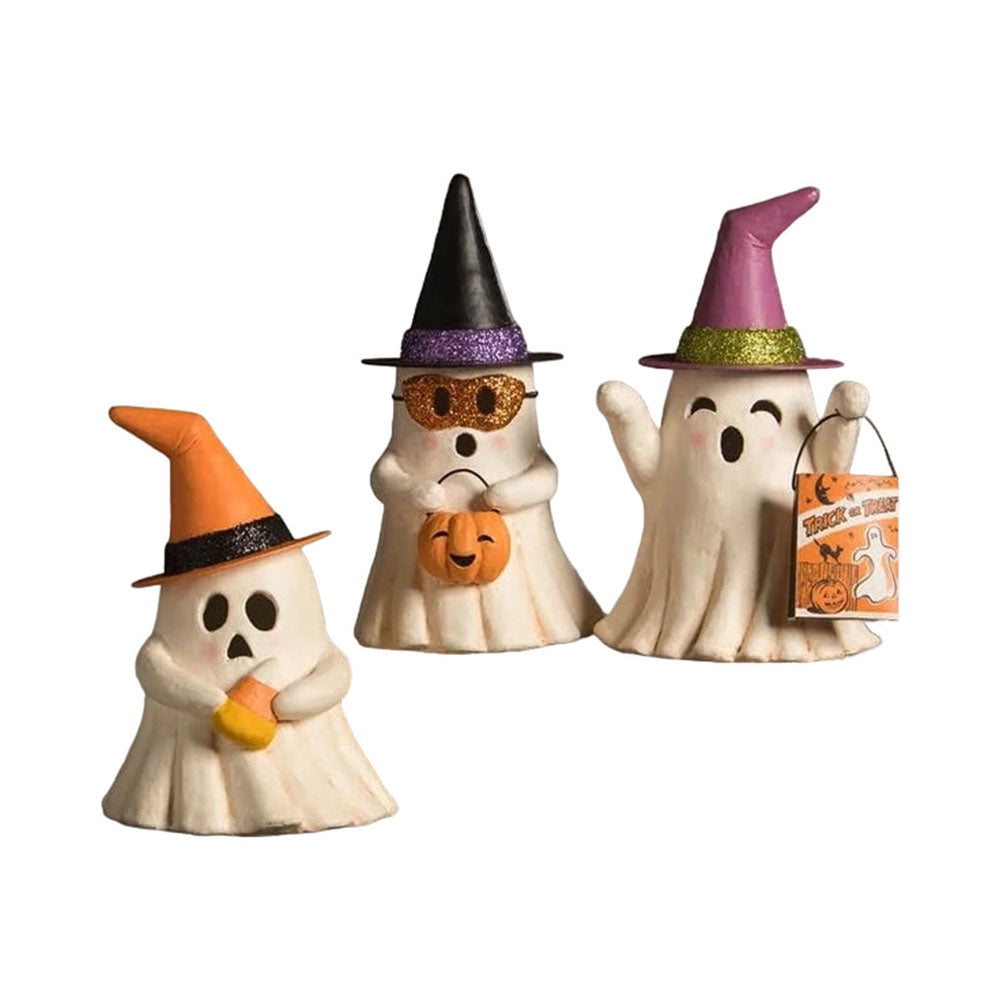 Set of 3 Halloween Witchy Ghosts by Bethany Lowe
