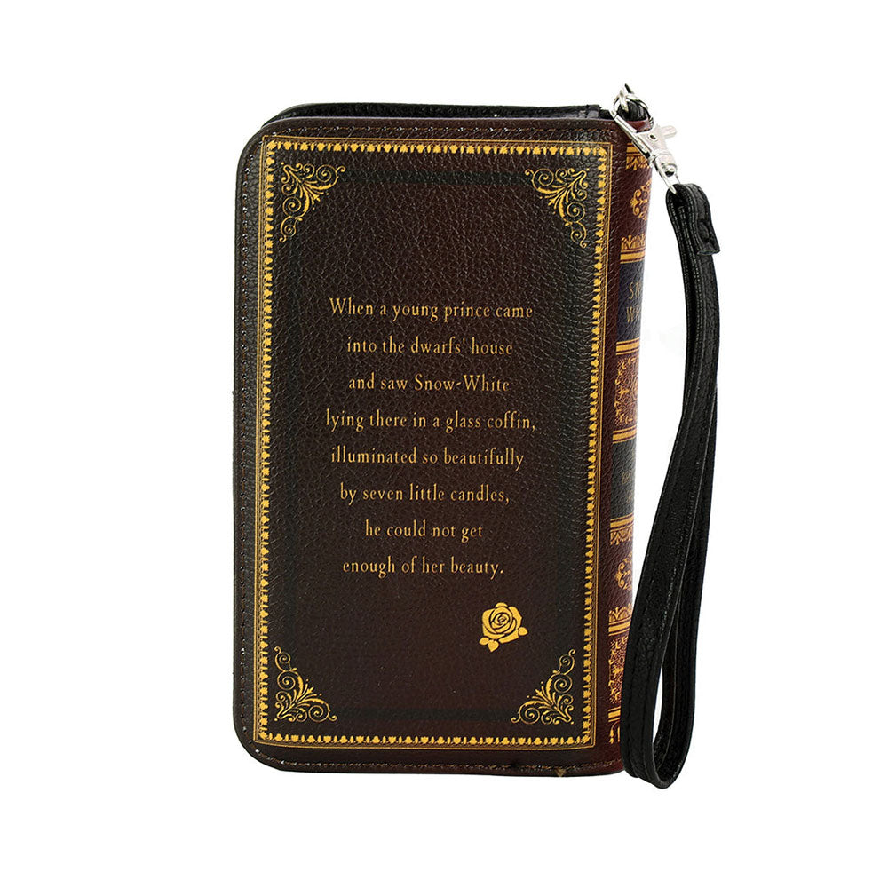 Snow White Book Wallet In Vinyl by Book Bags