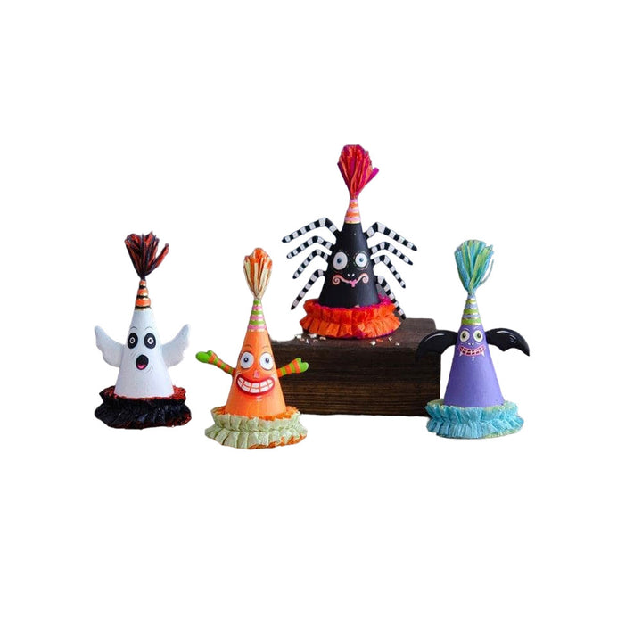 Teeny Tiny Halloween Party Hats by GlitterVille Set of 4