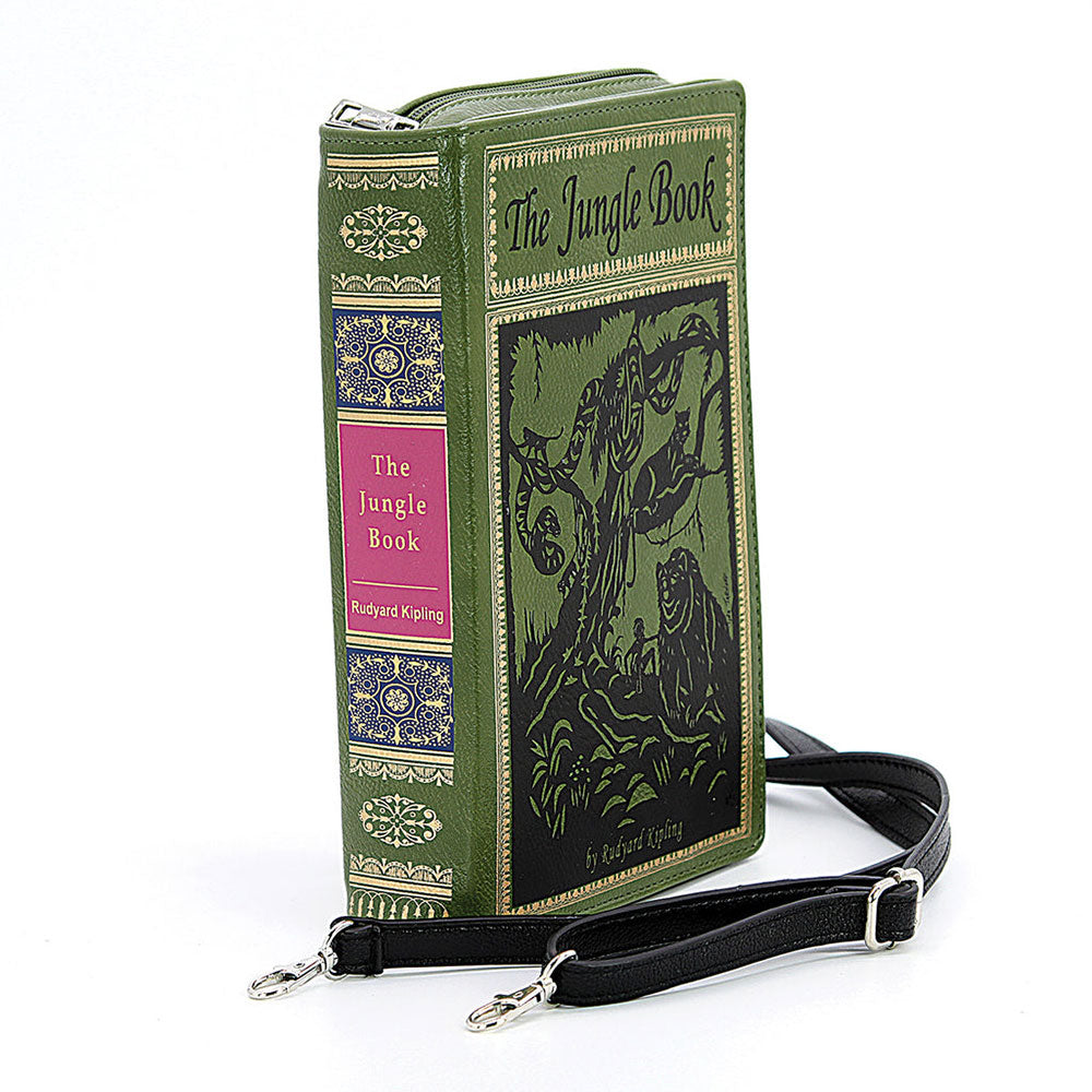 The Jungle Book Clutch Bag In Vinyl by Book Bags