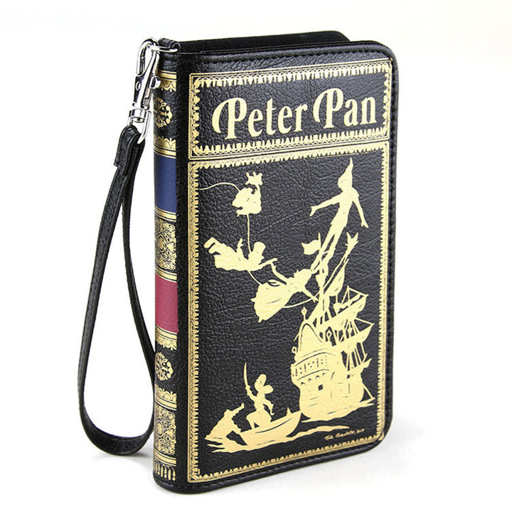 The Peter Pan Wallet In Vinyl by Book Bags