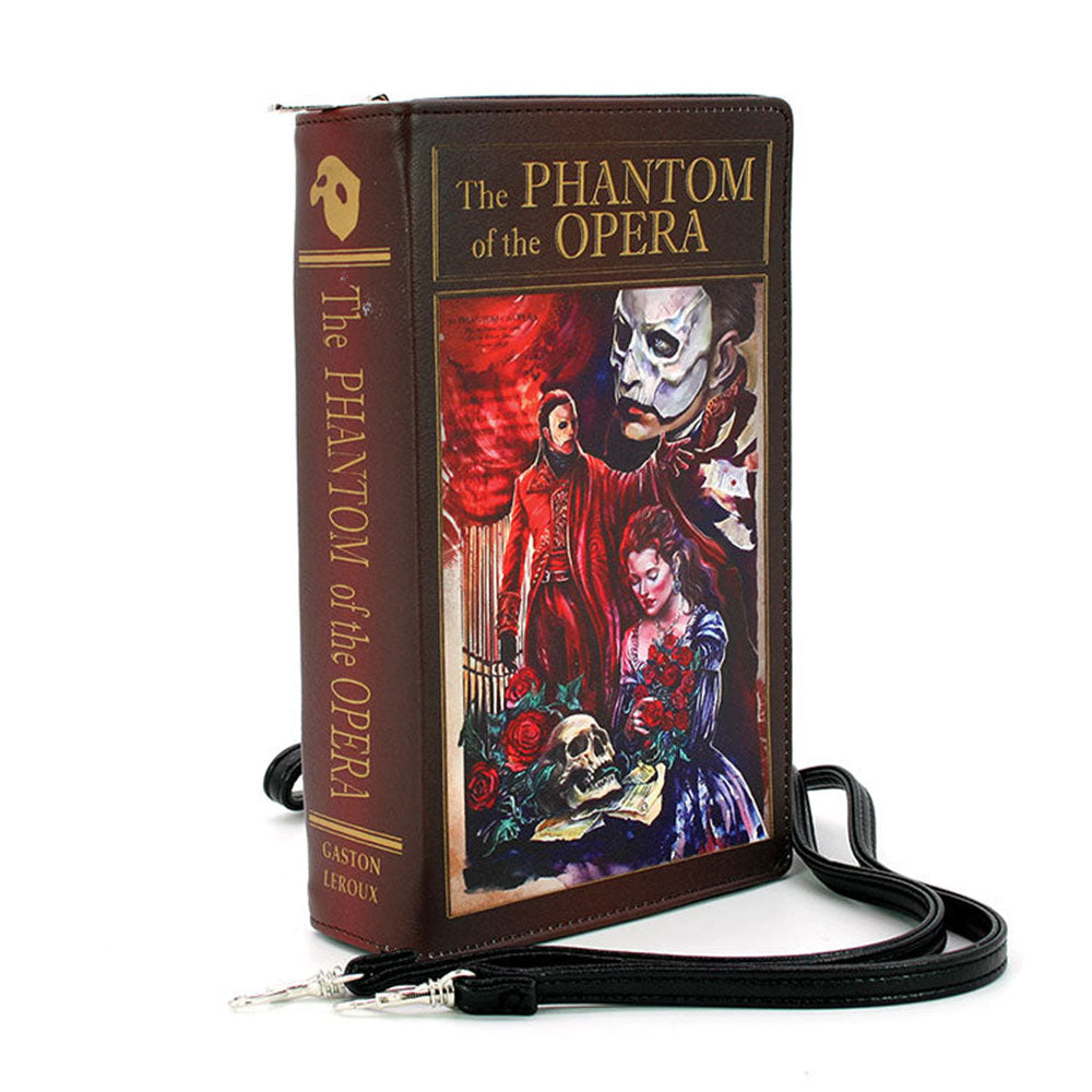 The Phantom Of The Opera Book Clutch Bag In Vinyl by Book Bags