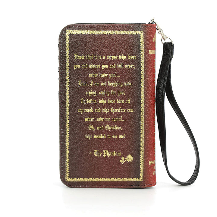 The Phantom Of The Opera Book Wallet In Vinyl by Book Bags