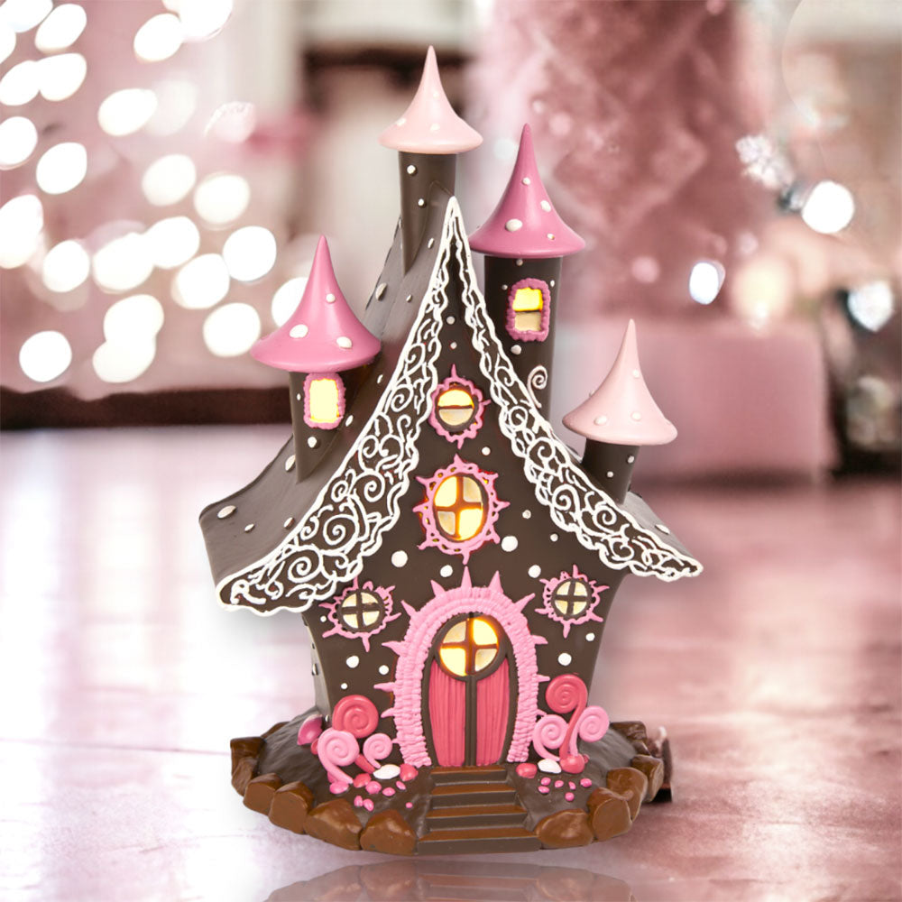 10" LED Brown Candy Manor House - NEW 2024 by December Diamonds image