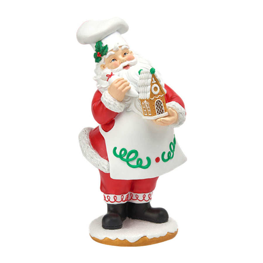 15" Sprinkles Santa w/Candy House by December Diamonds image