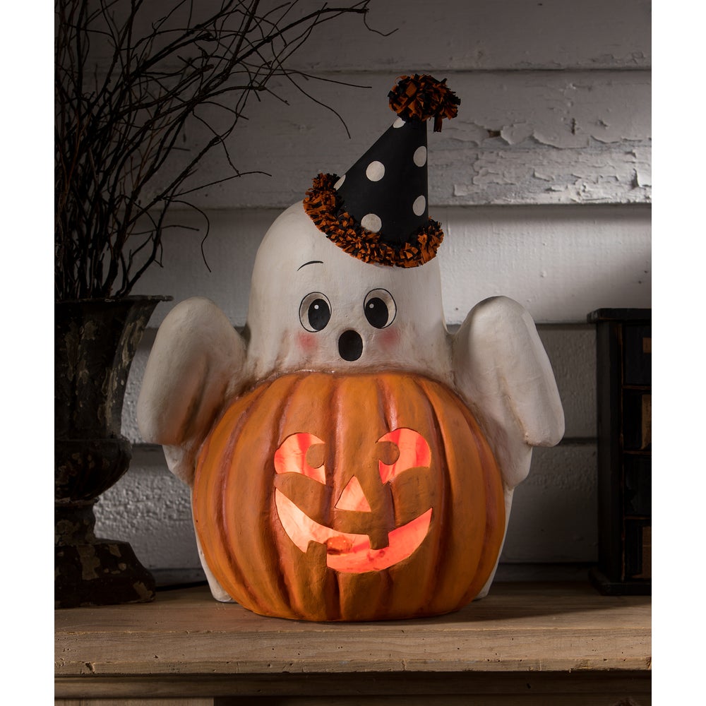 Boo Ghost Jack-O-Lantern by Bethany Lowe image 1