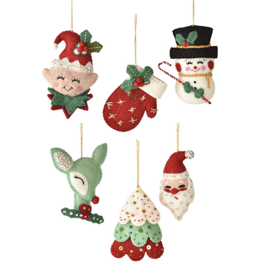 Christmas Icon Ornament Set (6 pc. set) by Ganz image