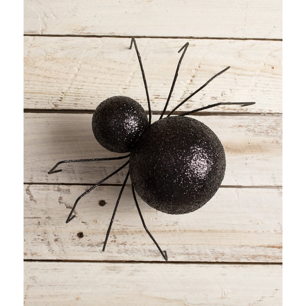 Glittered Spider Extra Large by Bethany Lowe image