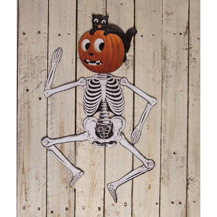 Jack & Cat Hanging Skeleton by Bethany Lowe image 1