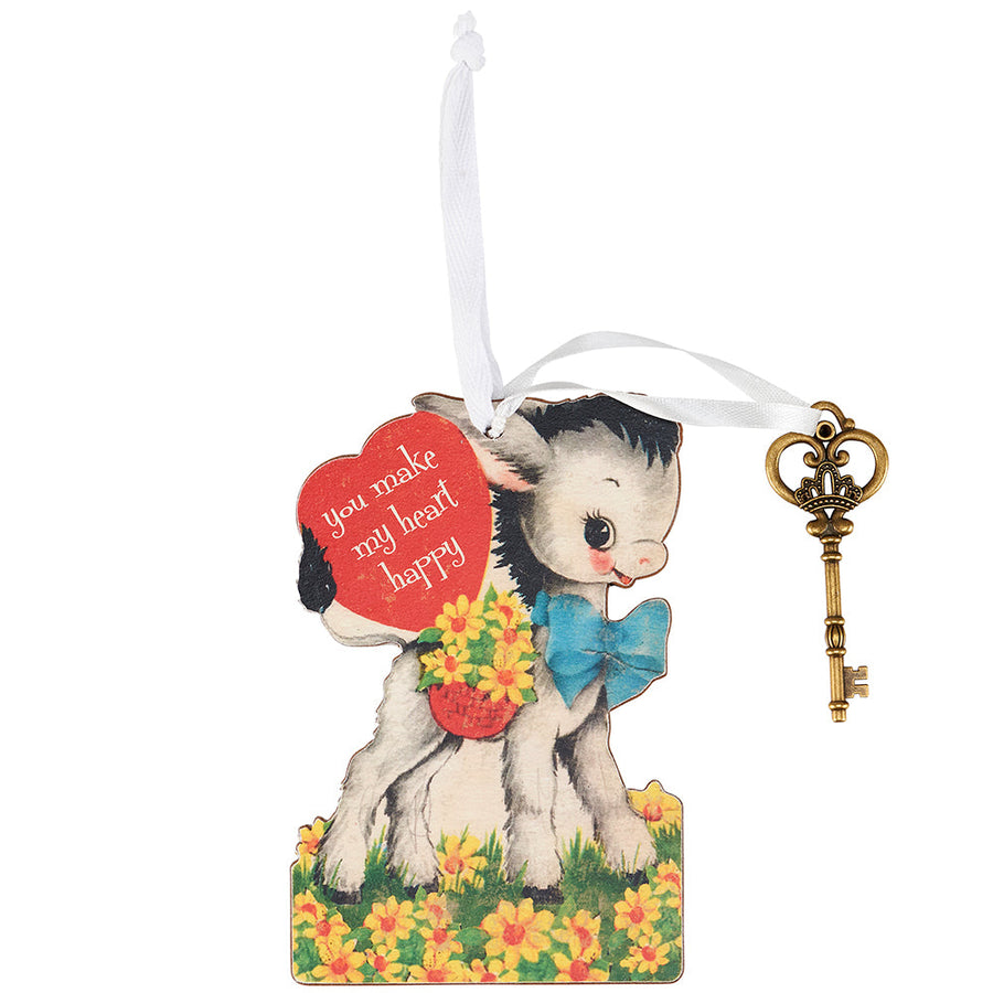 Key To My Heart Ornament By Primitives by Kathy