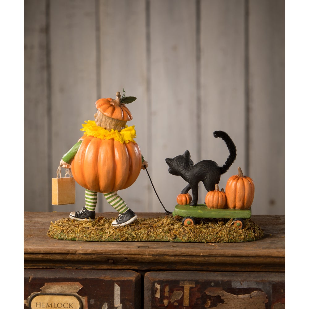 Pumpkin Paige with Wagon by Bethany Lowe image 1