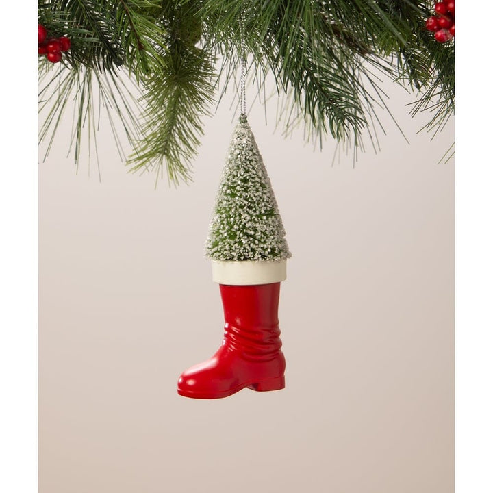 Santa Boot with BB Tree Ornament by Bethany Lowe