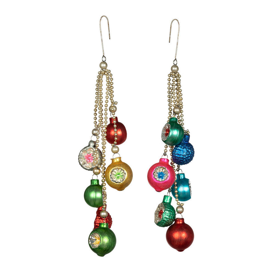 Tinsel and Reflector Ball Bundle Ornament by Park Hill
