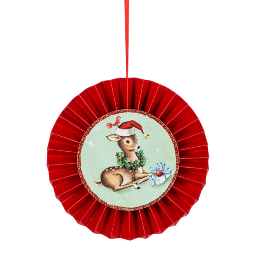 Vintage Holiday Disk Ornaments (6 pc. ppk.) by Ganz image 2
