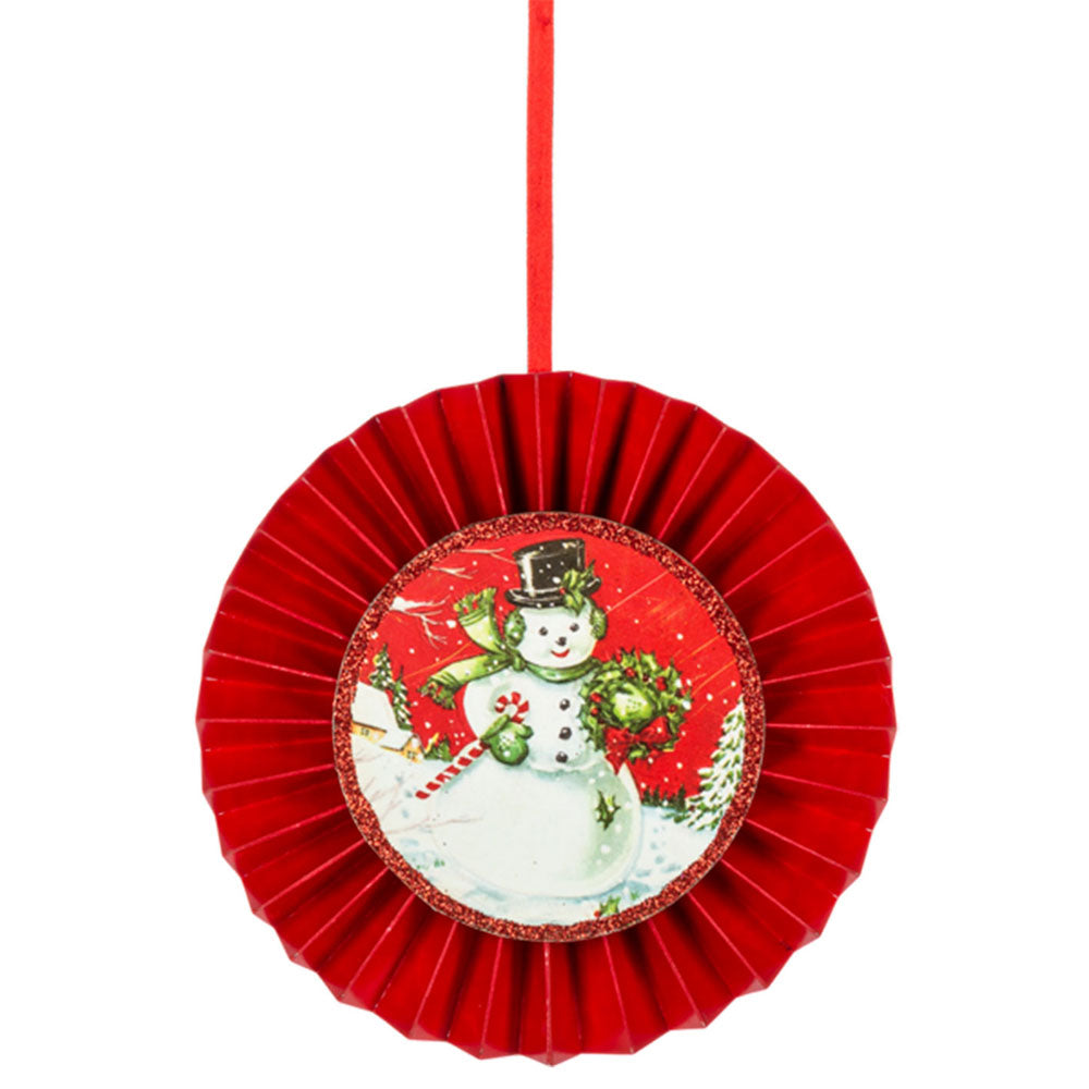 Vintage Holiday Disk Ornaments (6 pc. ppk.) by Ganz image 3
