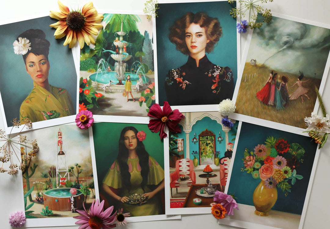 janet hill studio vintage artwork