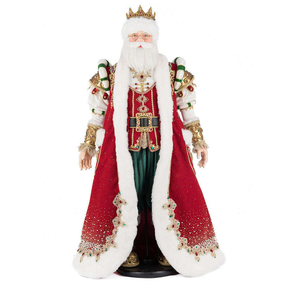 Royal Christmas Ball Decor by Katherine's Collection: Life-Size Santas, Statement Dolls and More