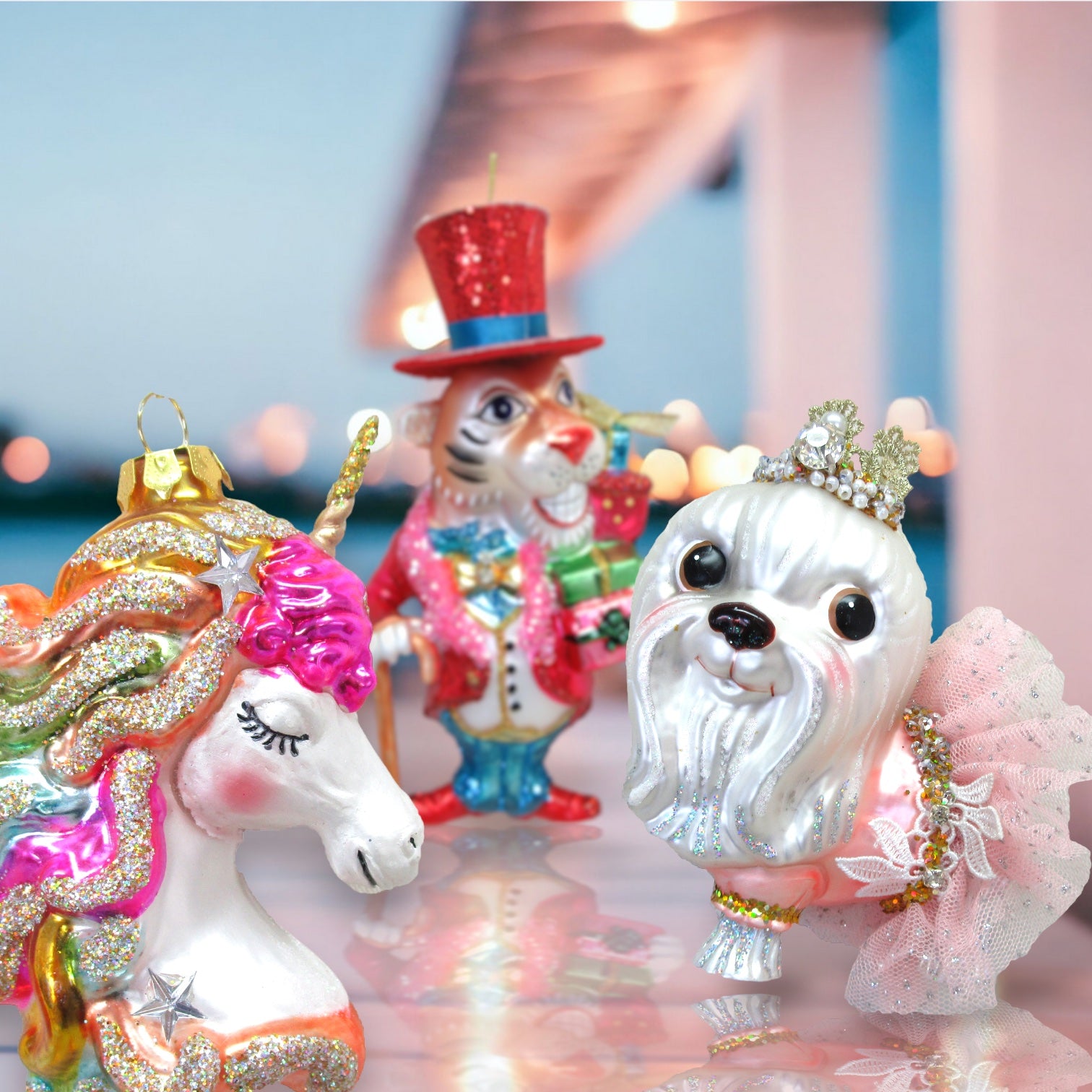 Pets on Parade Collectible Ornaments by December Diamonds