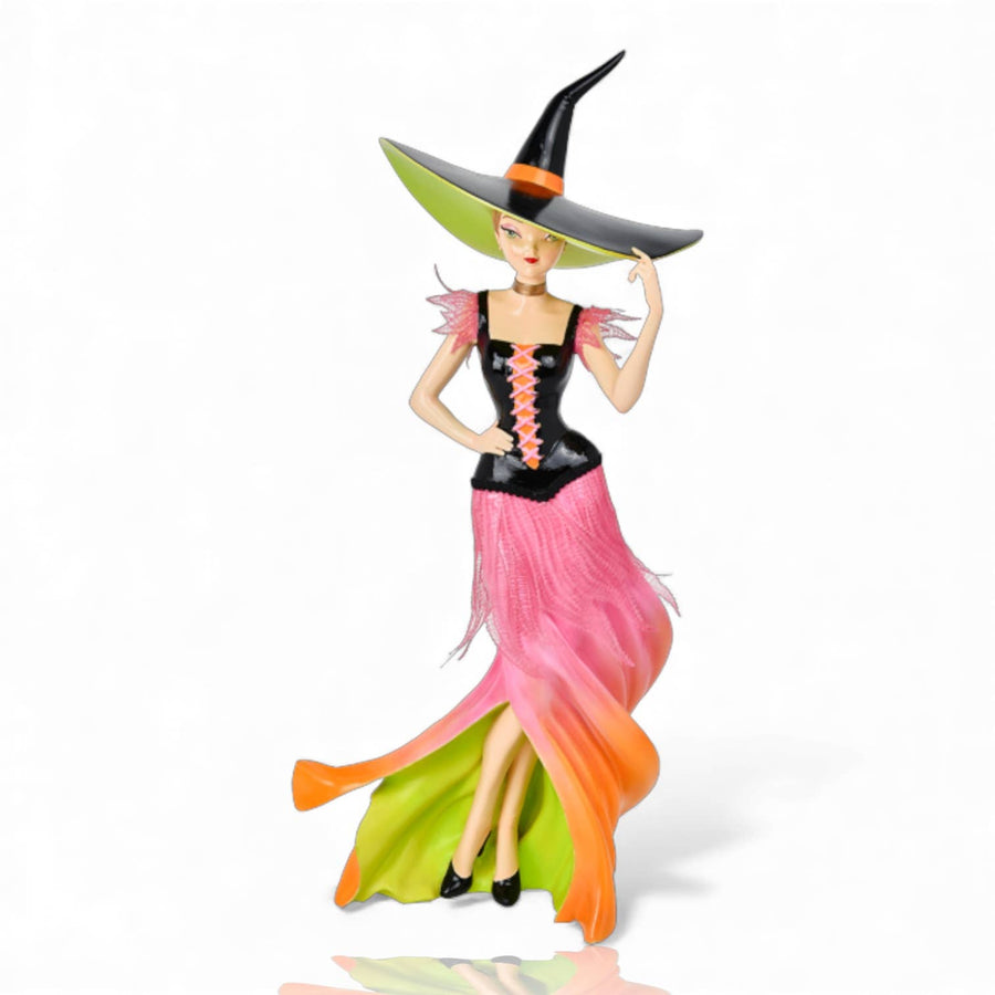 23.5 inch standing ghoulish witch figure, December Diamonds Halloween decor
