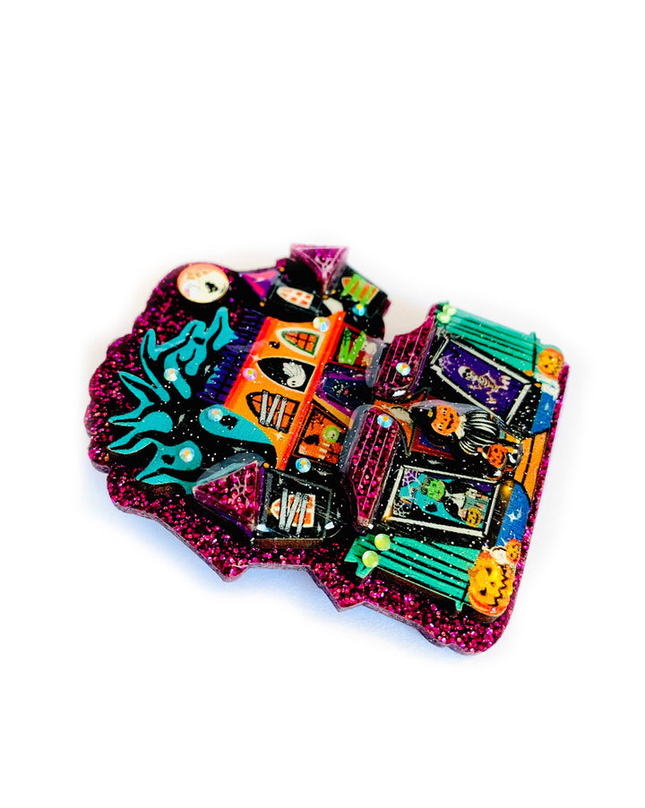 Big Spooky House Brooch by Rosie Rose Parker