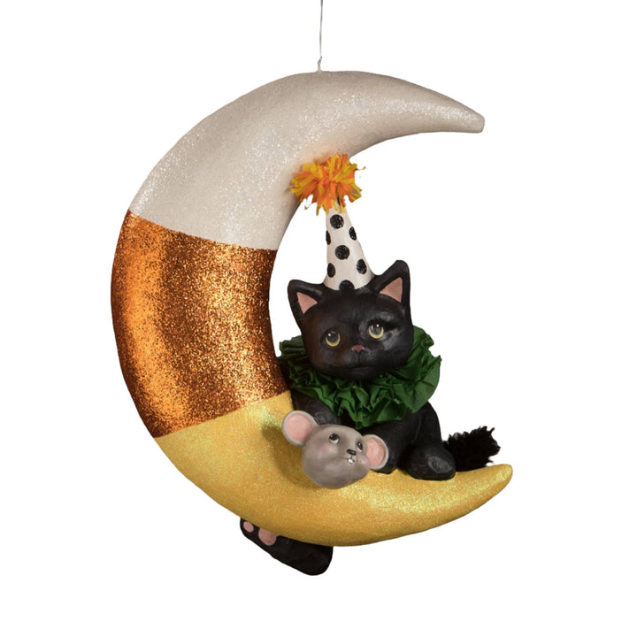 Party Kitty Candy Corn Moon