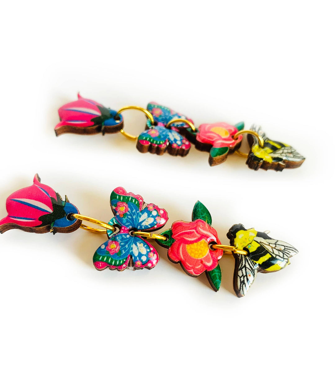 Floral Heaven Dangle Earrings by Rosie Rose Parker