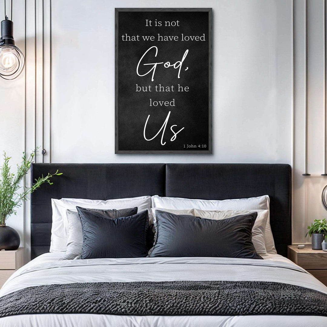 1 John 4:10 Faith Sign V