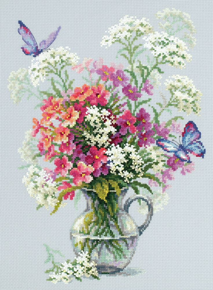 Phlox and Yarrow 100-081 Counted Cross-Stitch Kit