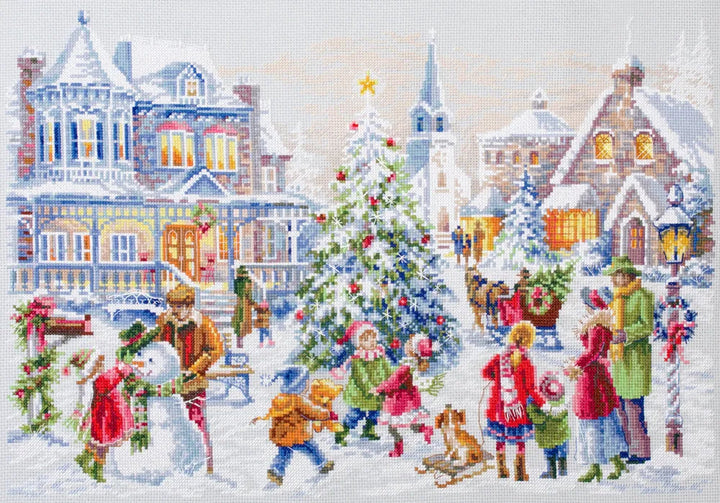 Christmas Eve 100-250 Counted Cross-Stitch Kit
